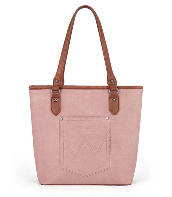 Wrangler Logo Waxed Canvas Tote