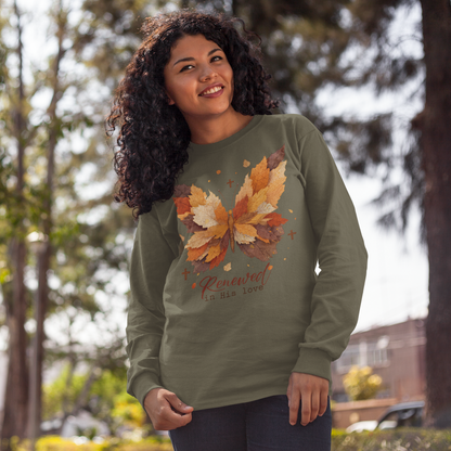 Renewed in His Loved Graphic Sweatshirt
