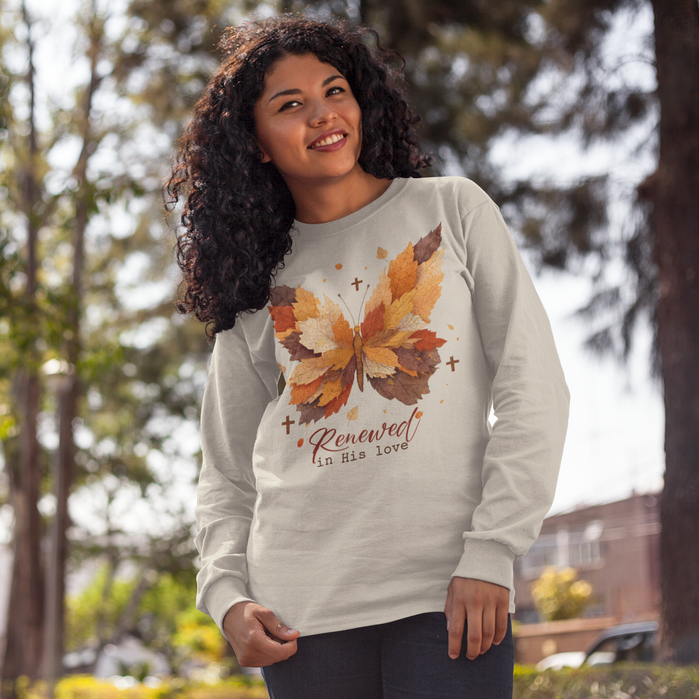 Renewed in His Loved Graphic Sweatshirt